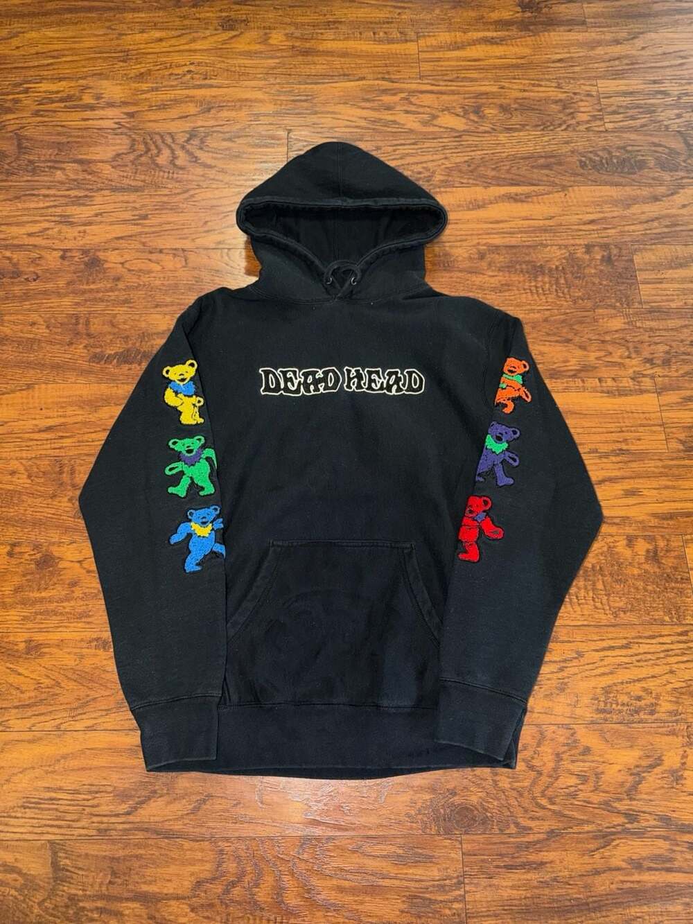 Dead Head Grateful Dead Dancing Bears Black Hoodie